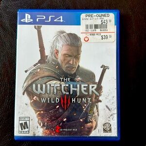 PS4. The Witcher-Wild Hunt